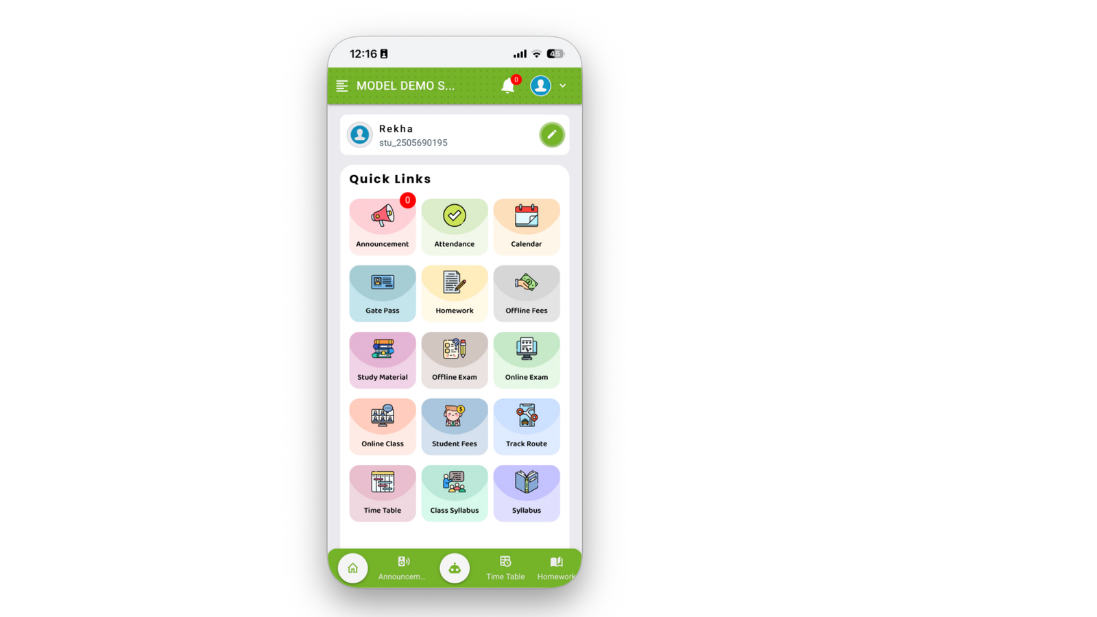 Axonschool Mobile App